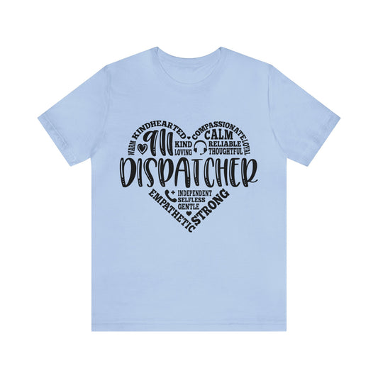 Dispatcher Love Unisex Jersey Short Sleeve Tee