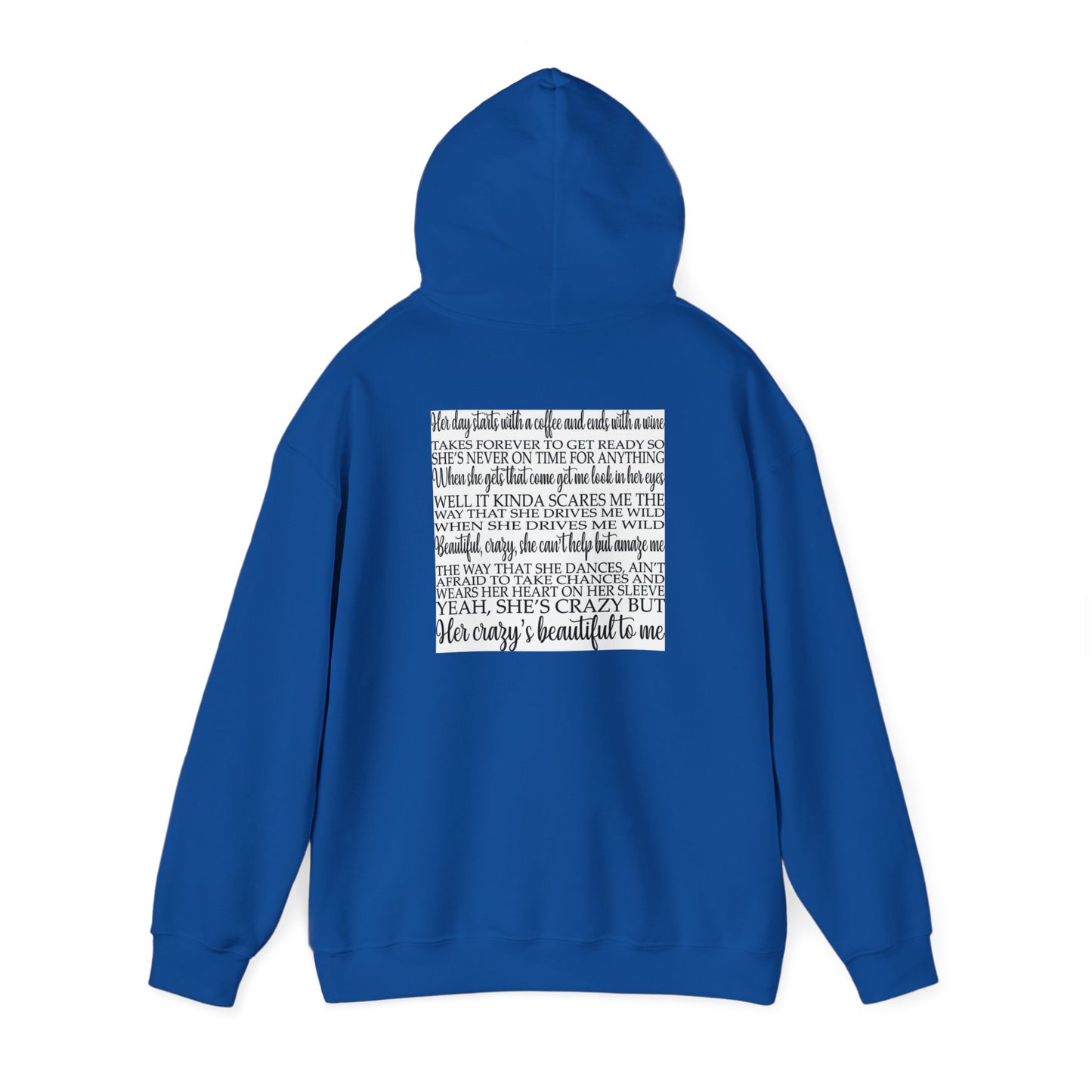 Beautiful Crazy Unisex Heavy Blend™ Hooded Sweatshirt