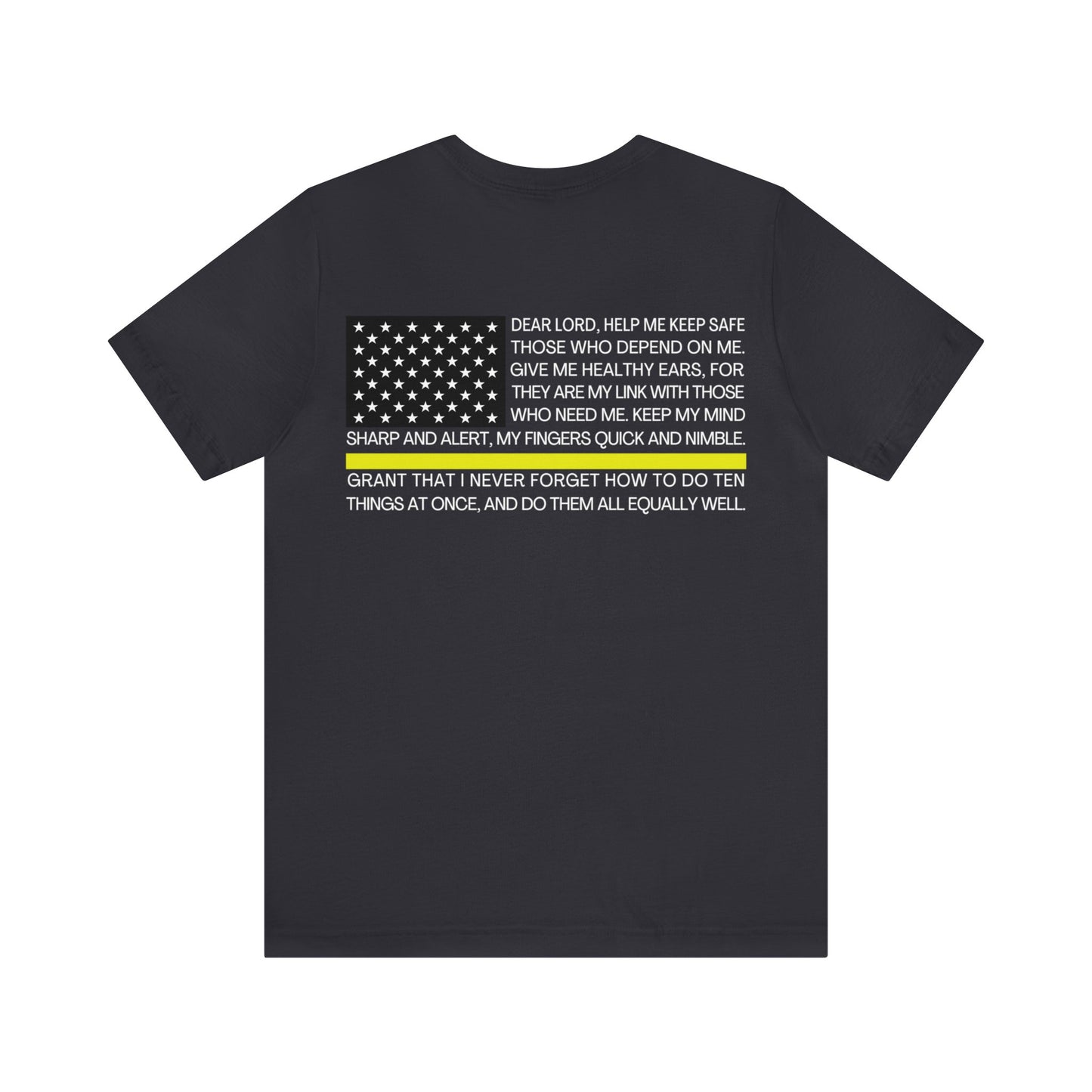 Dispatcher Prayer Unisex Jersey Short Sleeve Tee