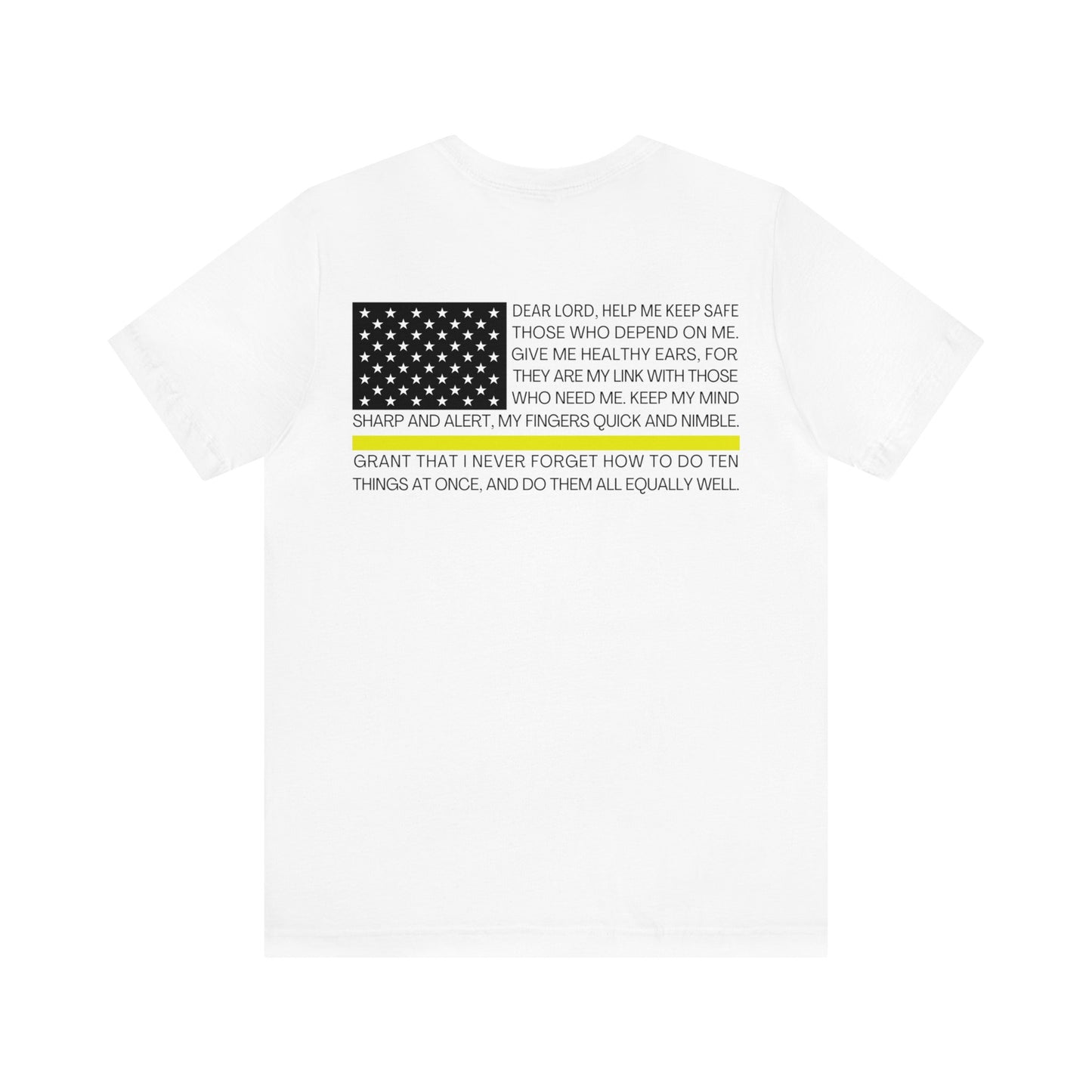 Dispatcher Prayer Unisex Jersey Short Sleeve Tee