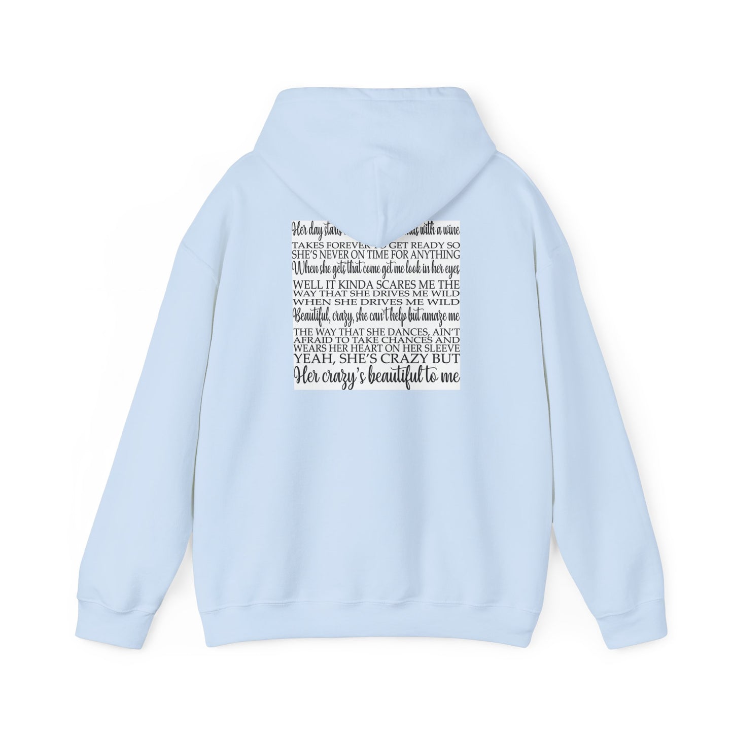 Beautiful Crazy Unisex Heavy Blend™ Hooded Sweatshirt