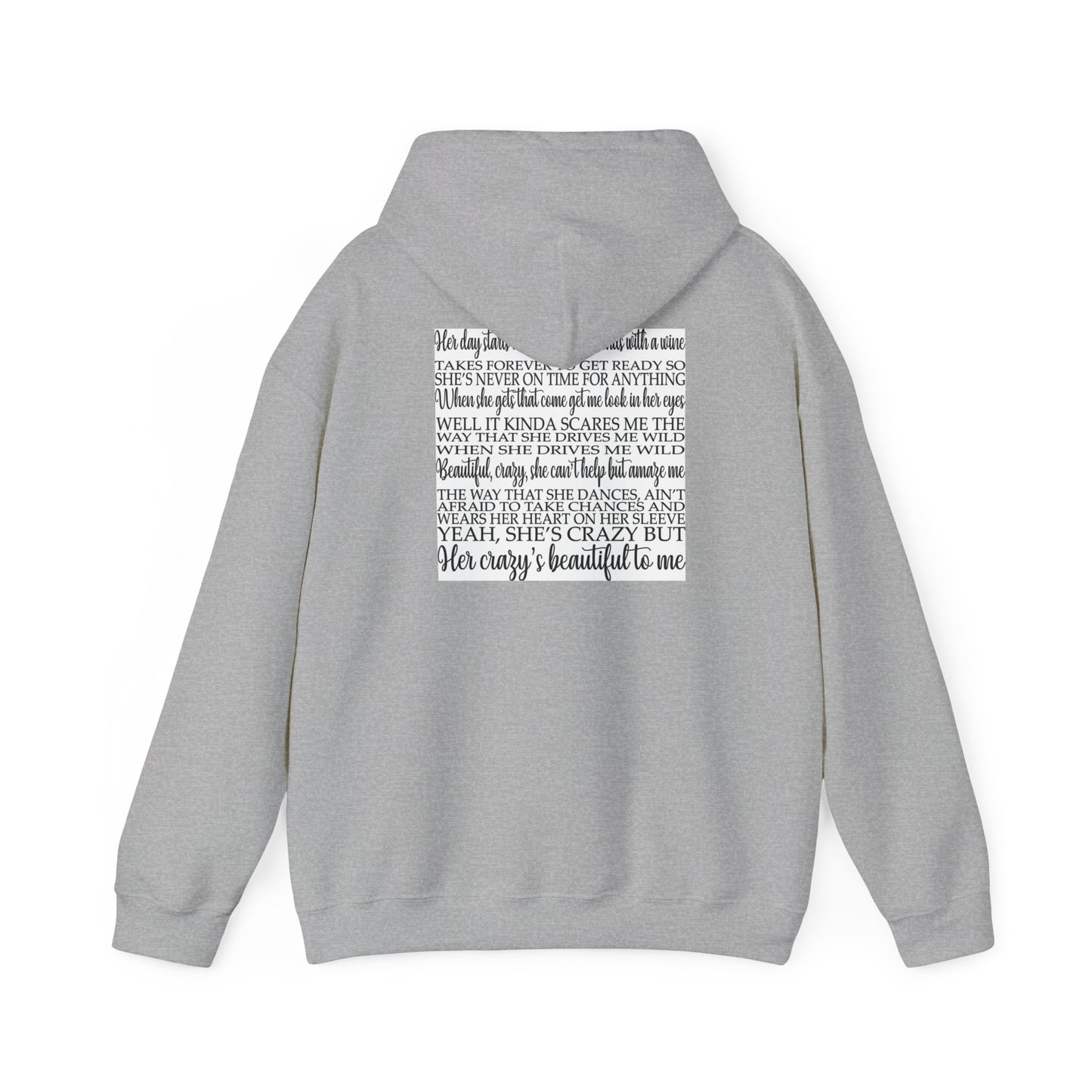 Beautiful Crazy Unisex Heavy Blend™ Hooded Sweatshirt