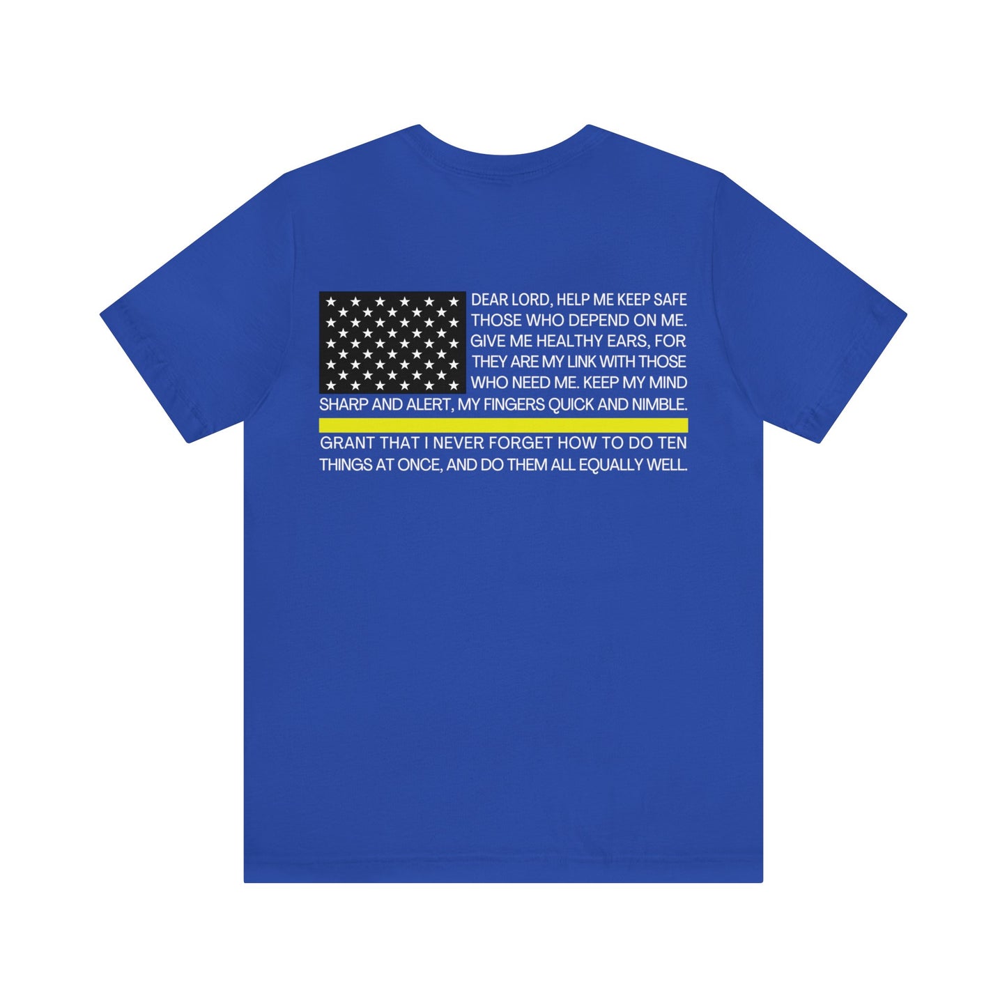 Dispatcher Prayer Unisex Jersey Short Sleeve Tee