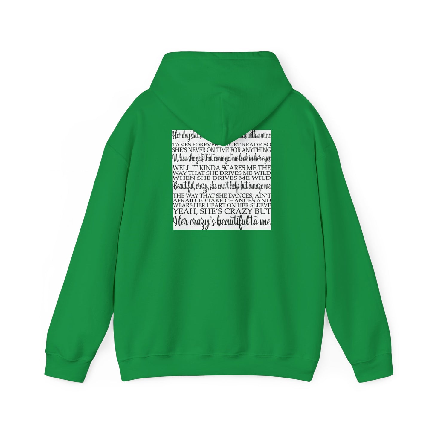 Beautiful Crazy Unisex Heavy Blend™ Hooded Sweatshirt